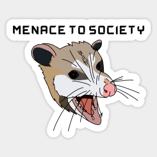 Menace Possum Sticker